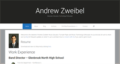 Desktop Screenshot of andyzweibel.com